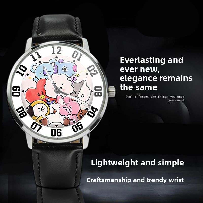 BT21 cartoon cute student watc - đánh giá và giá Anime Merchandise Wholesale