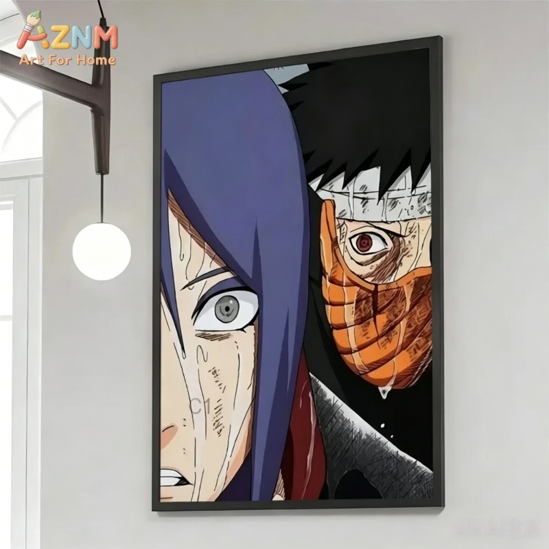 AZNM Naruto Uchiha Obito Tobi  - đánh giá và giá Anime Merchandise Posters