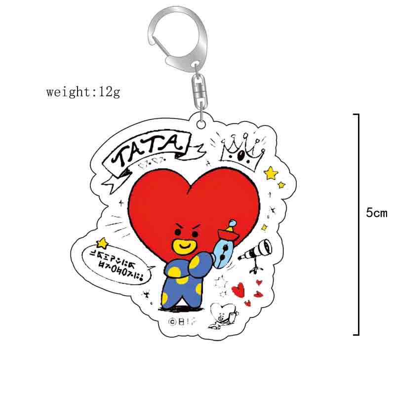 BT21 anime cartoon cute acryli - đánh giá và giá Anime Merchandise Wholesale