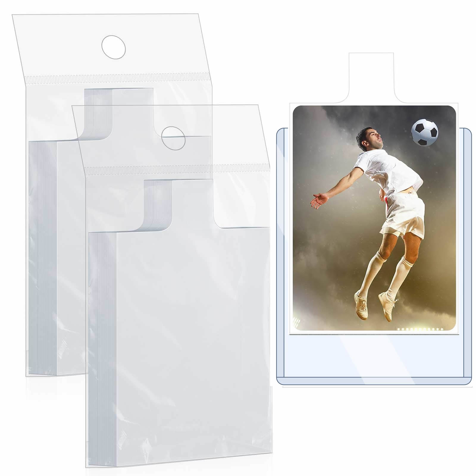 100-1000pcs 65*90mm Raised Typ - đánh giá và giá Collector Card Sleeve