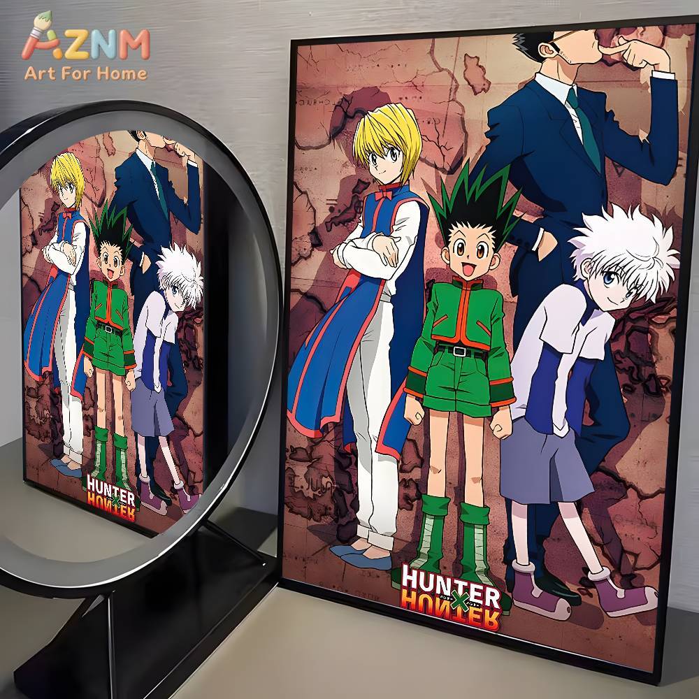 1pc AZMNHot Japan Anime Hunter - đánh giá và giá Anime Merchandise Posters