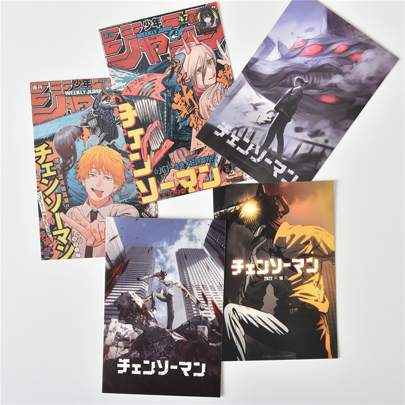 10Pcs Japenese Anime Chainsaw  - đánh giá và giá Anime Merchandise Posters