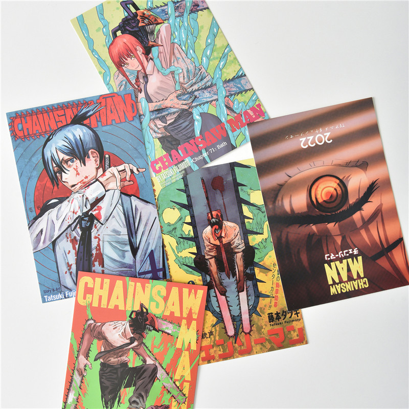 10Pcs Japenese Anime Chainsaw  - đánh giá và giá Anime Merchandise Posters