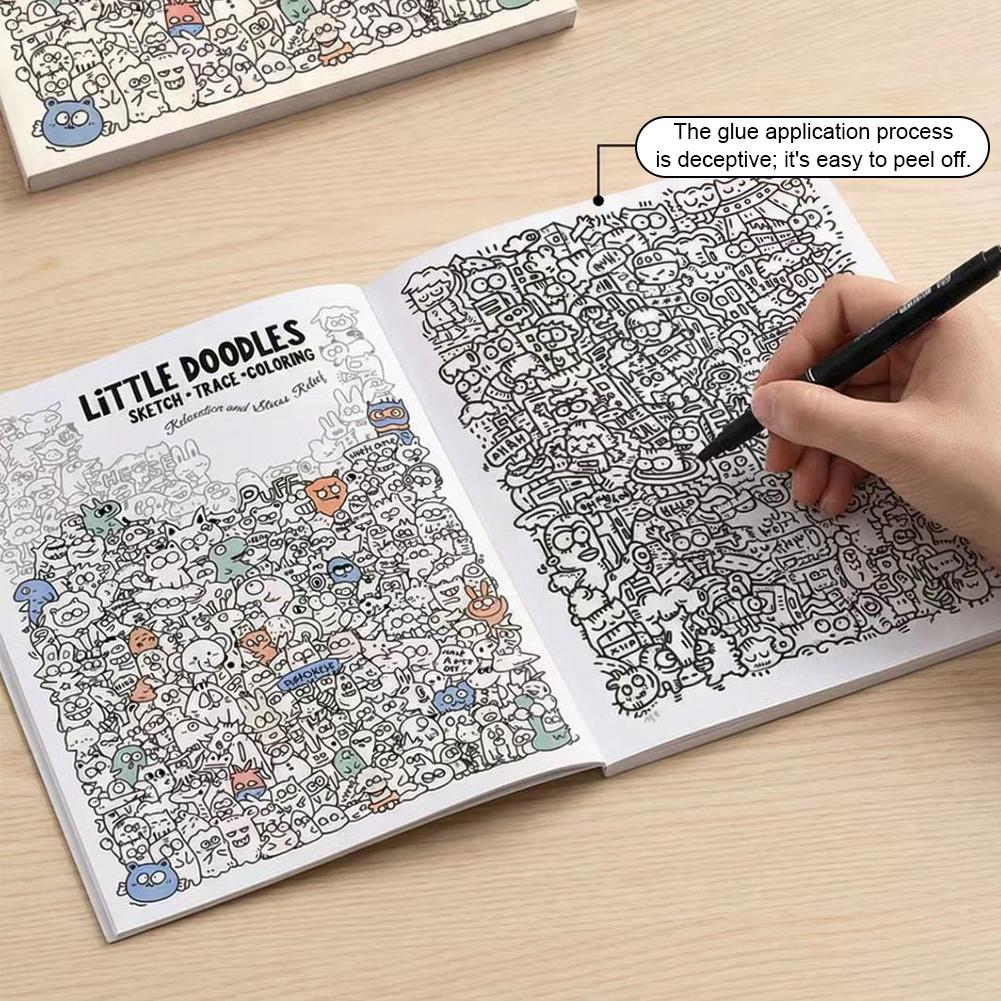 Little Doodles Coloring Book P - đánh giá và giá Art Book Illustration