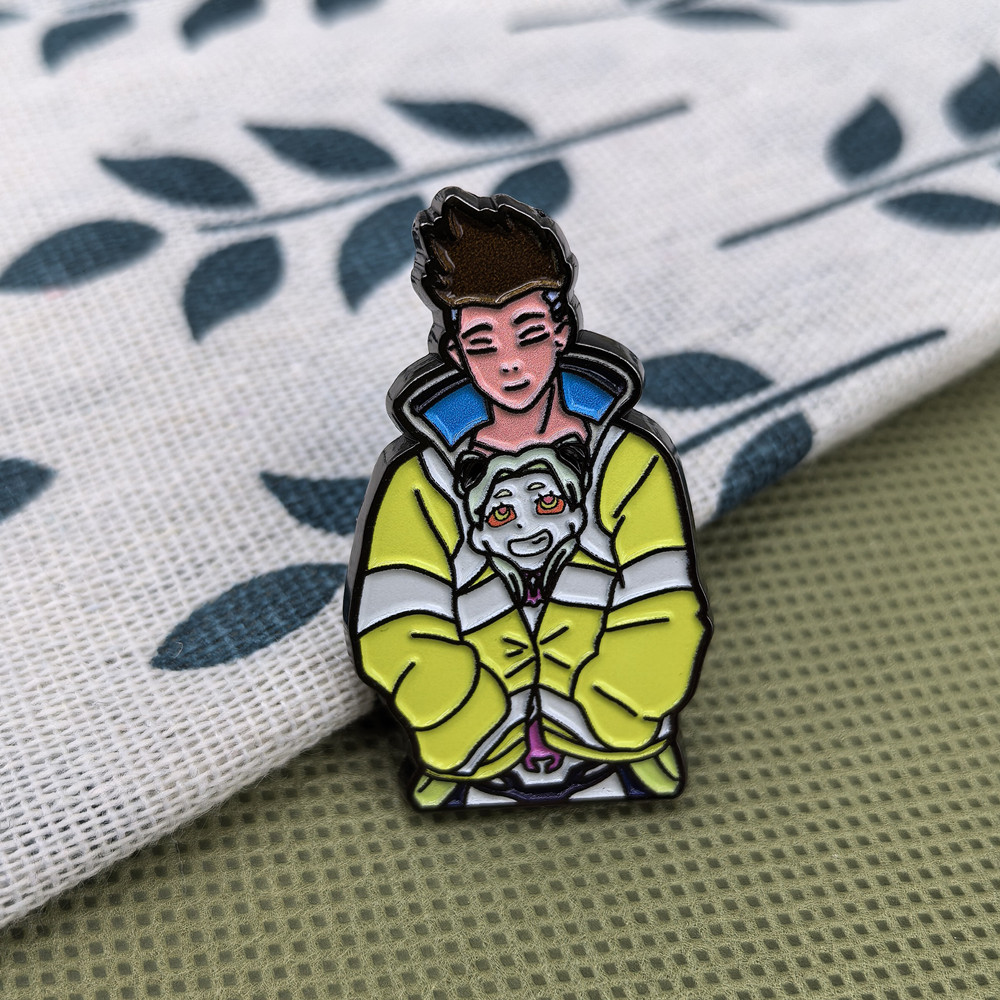 Cartoon Anime Enamel Pin Yello - đánh giá và giá Anime Merchandise Hoodie